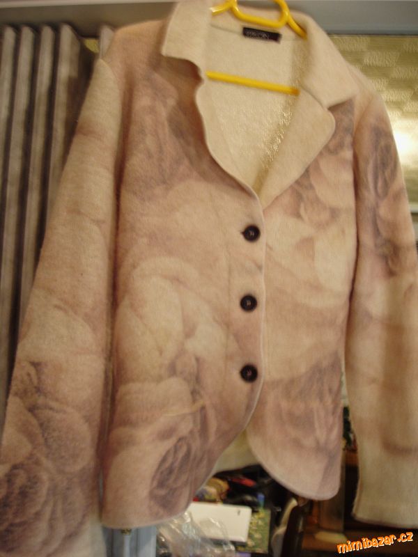 Marc Cain - luxusní vlněné sako, kabátek - PC 3890