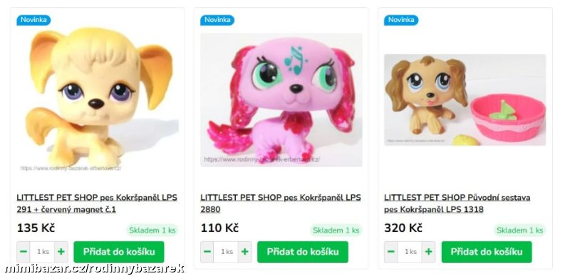 LITTLEST PET SHOP Kokršpaněl LPS 291 1318 2880