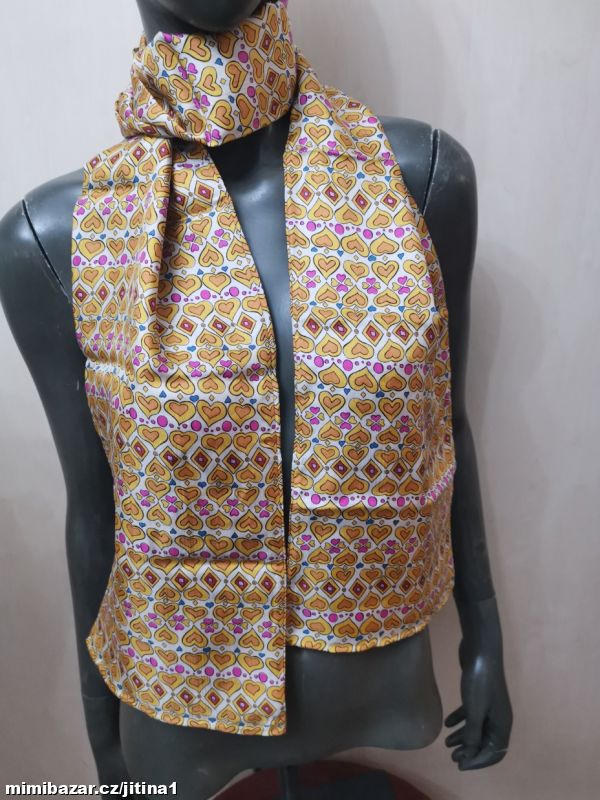 Hedvábna šála kvalitní hedvábí -oboustranná