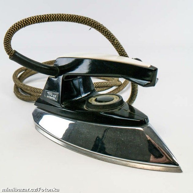 Retro funkční suchá žehlička Topas automatic