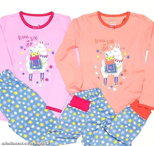 Dívčí bavlněné pyžamo Wolf ve vel.134 až 164