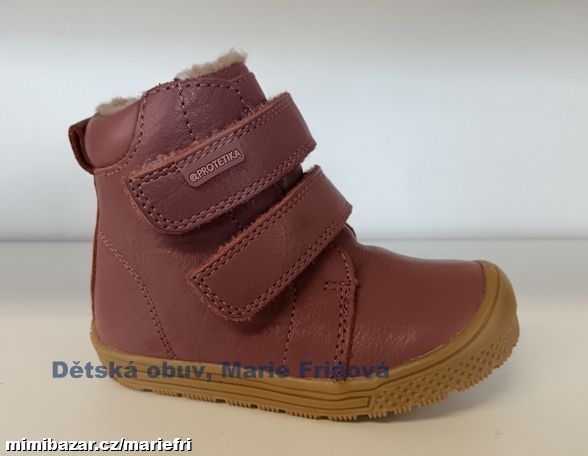 Zimní obuv s membránou Protetika VEGA old pink