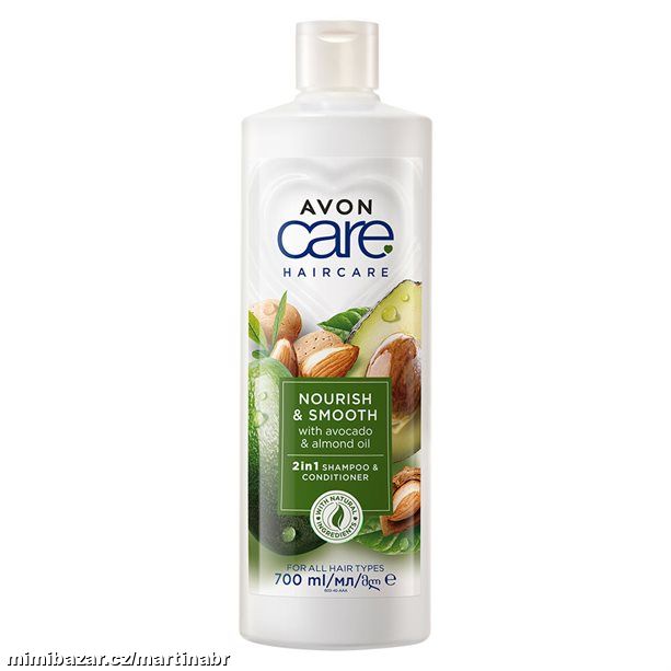 Šampon a kondicionér 2v1 s avokádovým a mandlovým