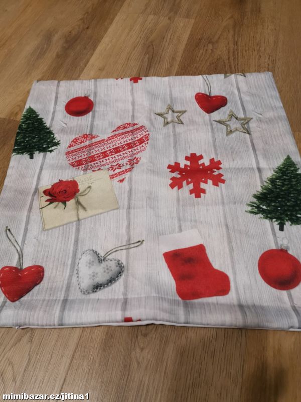 Vánoční povlak na polštářek