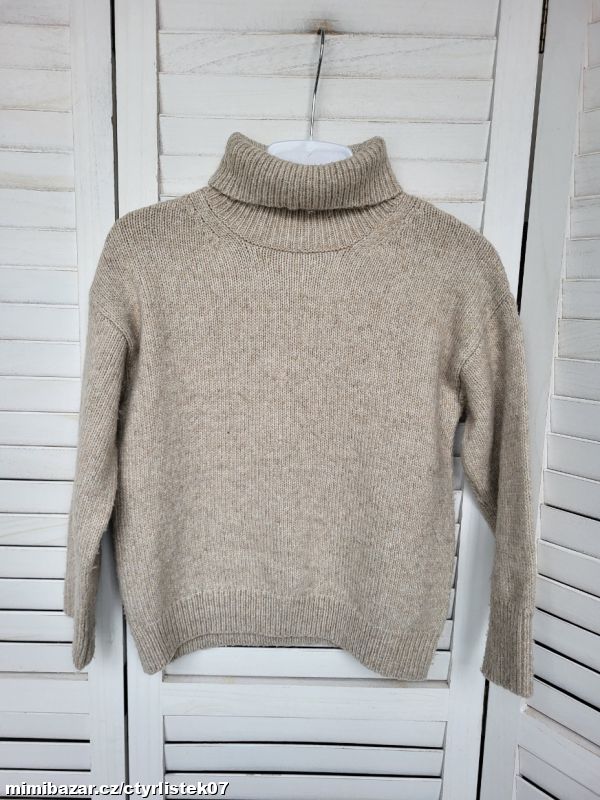 dívčí svetr rolák 9 let 70454
