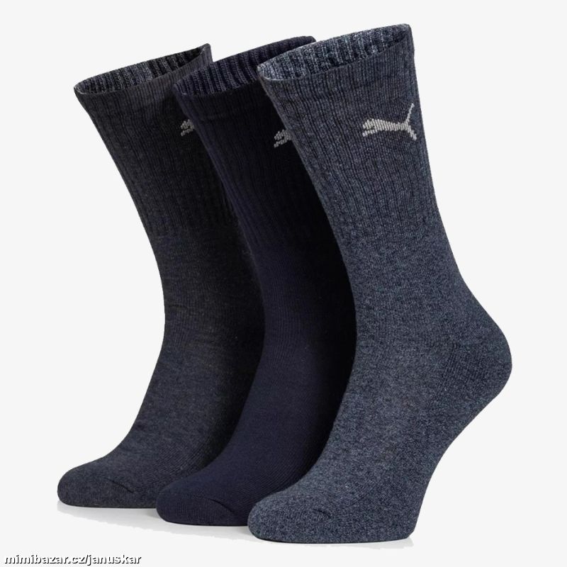 Ponožky Puma Regular Crew vel.35-38 (3 páry)