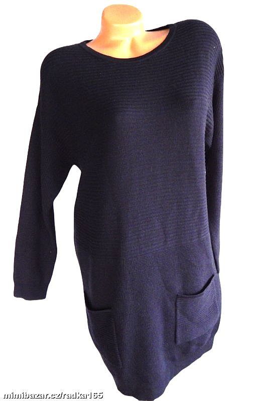 Měkoučké pletené žebrované šaty vel.40/42