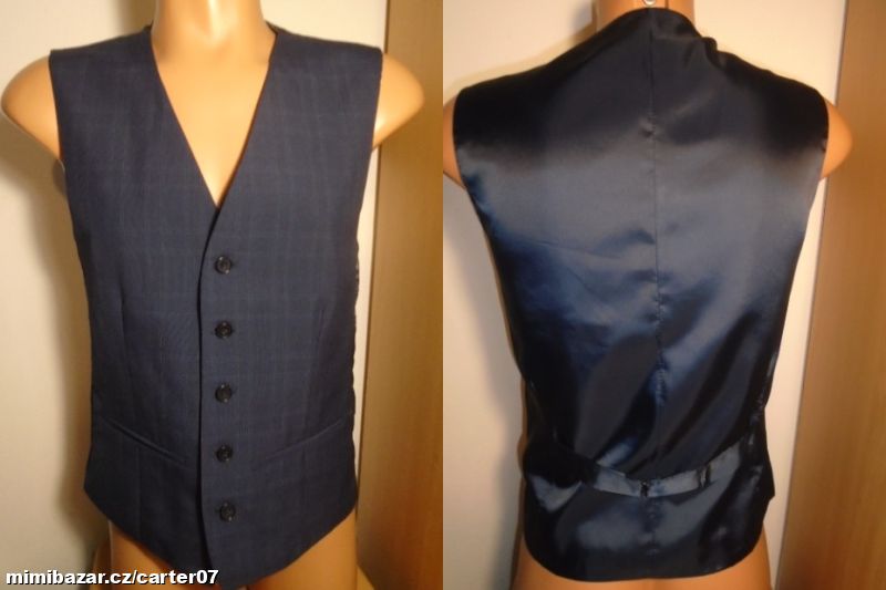 Pánská nová formální vesta Limehaus/46-S/2x45cm