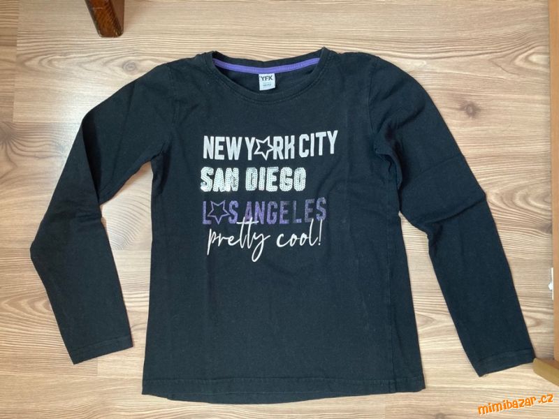 Tričko s dlouhým rukávem 146/152