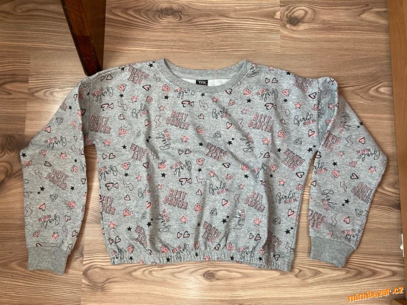 Mikina crop 146 /152