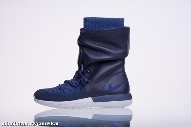 Luxusní zimní dámské boty / kozačky Nike Flyknit