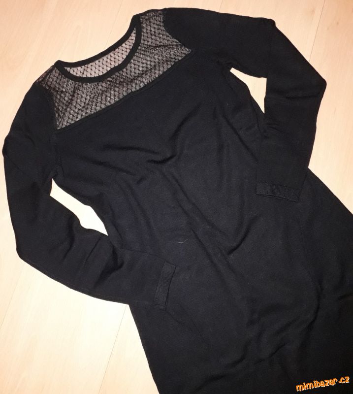 Pěkné černé šaty vel.36-38