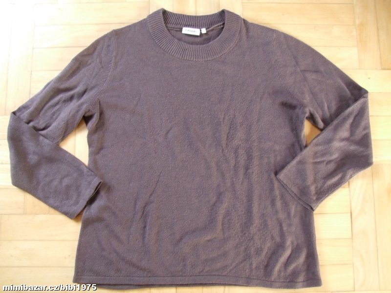 Hnědý svetr, svetřík, vel. XL