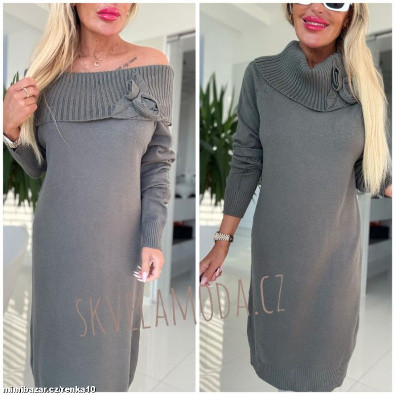 Dámská roláková šatovka KVĚT - skladem