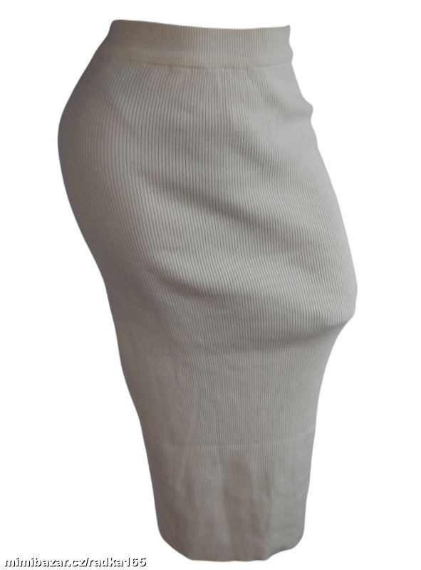 Modní žebrovaná úplet sukně vel.38/40