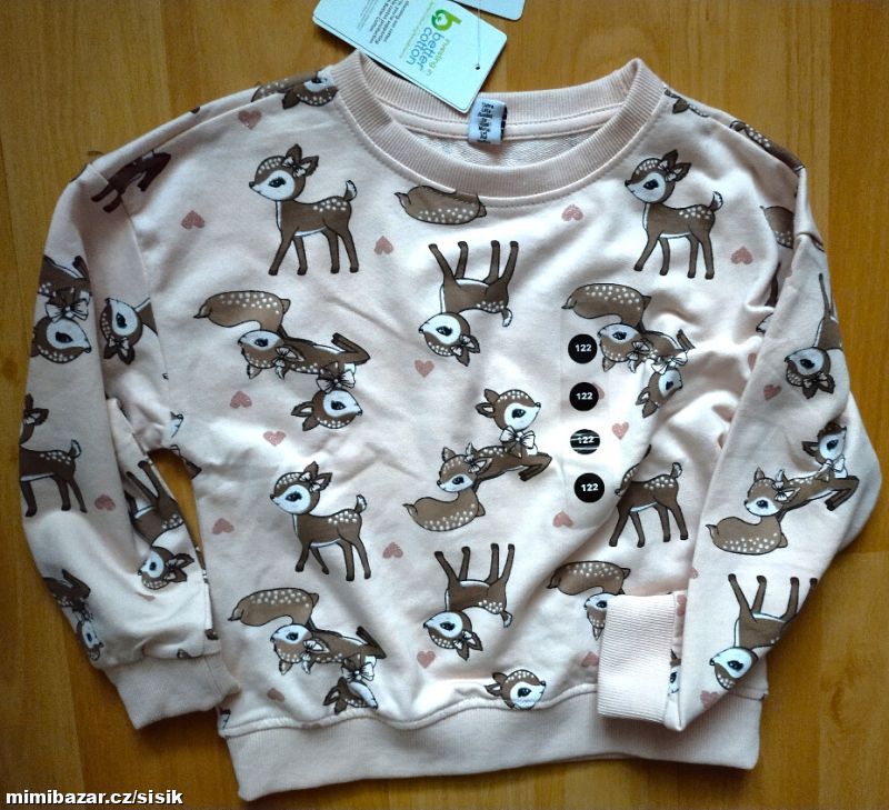 Dívčí zvířátková mikina