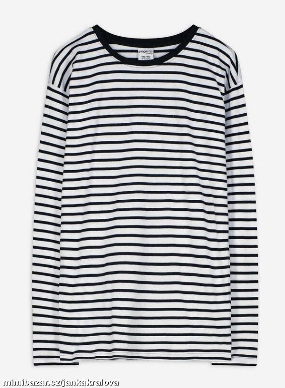 Dívčí triko s dlouhým rukávem Page One Young