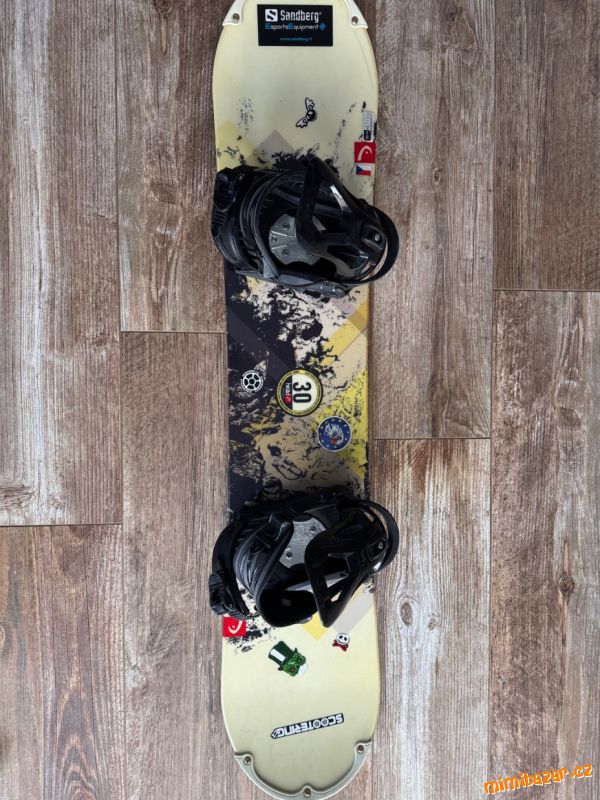 Snowboard dětský 130 cm s vázáním