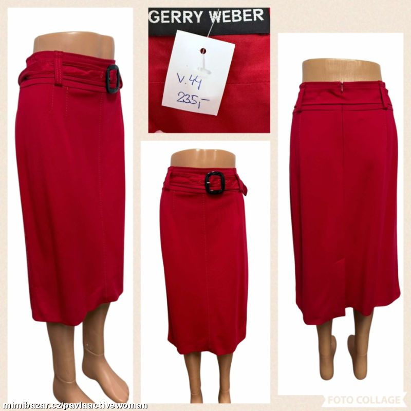 Č.5094 CELOROČNÍ DÁMSKÁ ZN. SUKNĚ NOVÁ v.44