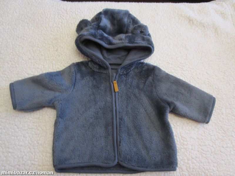 Nová teplejší heboučká bunda s kapucí, zn. F&F