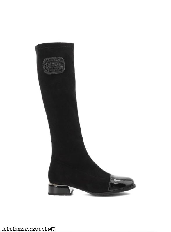 Luxusní kozačky na štíhlé lýtko ITALY