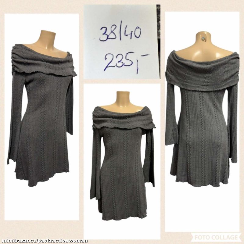 Č.864 SEXY ZN. TUNIKA MINI ŠATY JAKO NOVÉ v.38/40
