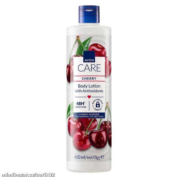 Tělové mléko s antioxidanty a vůní třešně