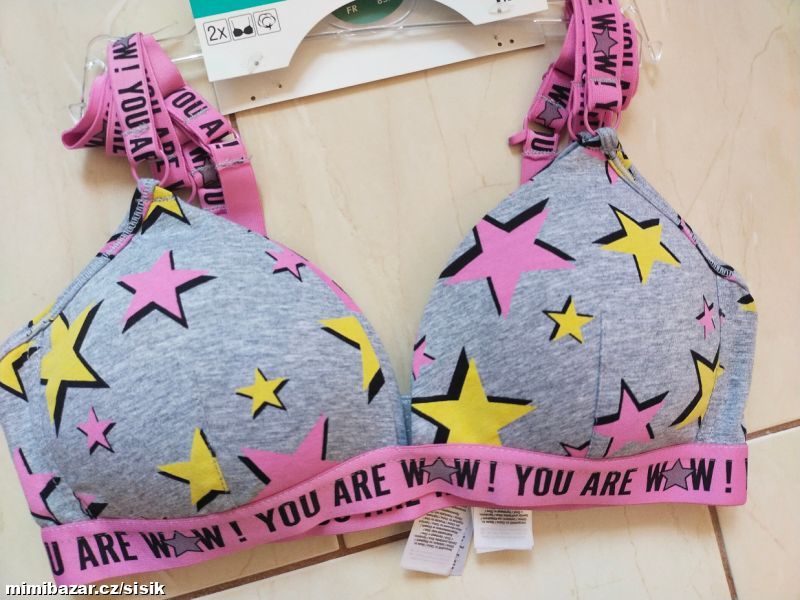 2x dívčí podprsenka 70A