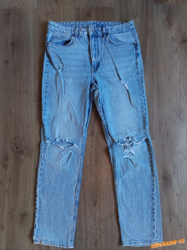 Dámské trhané džíny Denim vel L 40