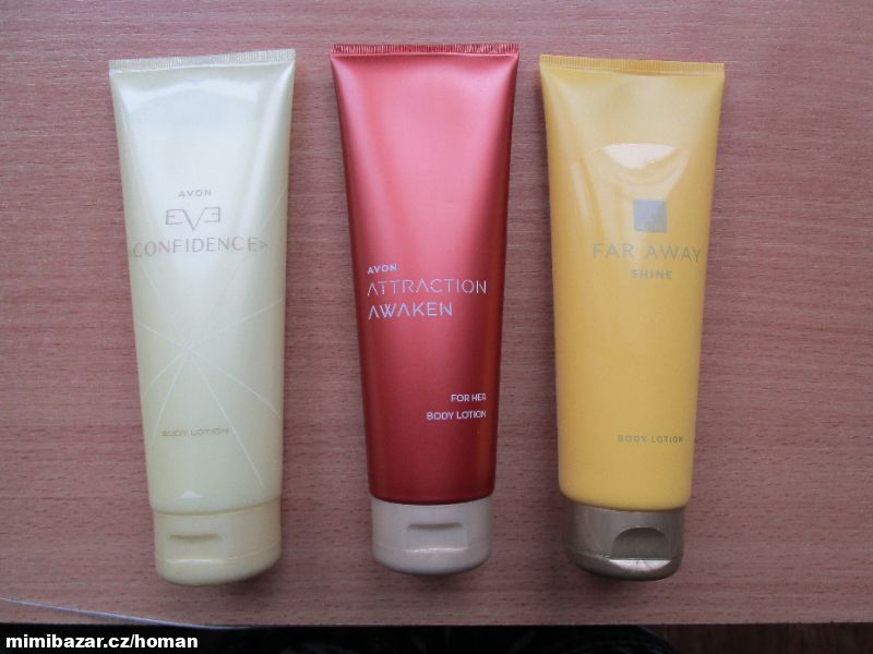 3x krásně voňavá tělová mléka od Avonu, 125 ml
