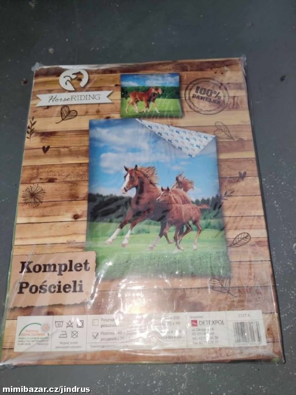 Obrázek k inzerátu: Povlečení koně kůň na velkou postel