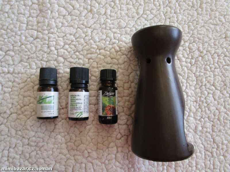 Nová aromalampa + 3x nový esenciální olej