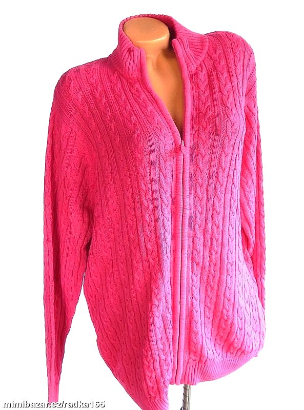 Copánkový pružný delší svetr vel.50/52