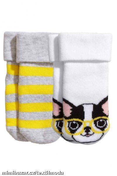 PONOŽKY 2 KS DUO PACK H&M velikost 16/18 skladem