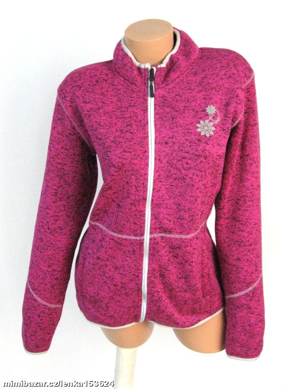 KRÁSNÁ FIALOVÁ MIKINA VEL M