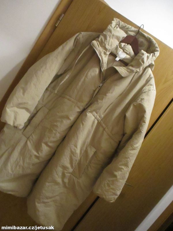 Dámský zimní maxi kabát vel XL/XXL těhotenský!