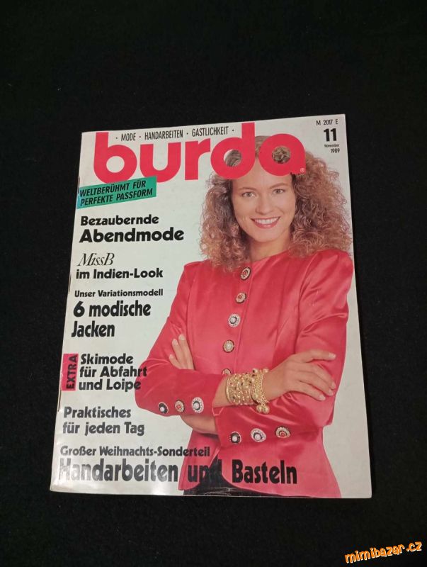 Obrázek k inzerátu: Burda 11/1989, retro moda s přílohou