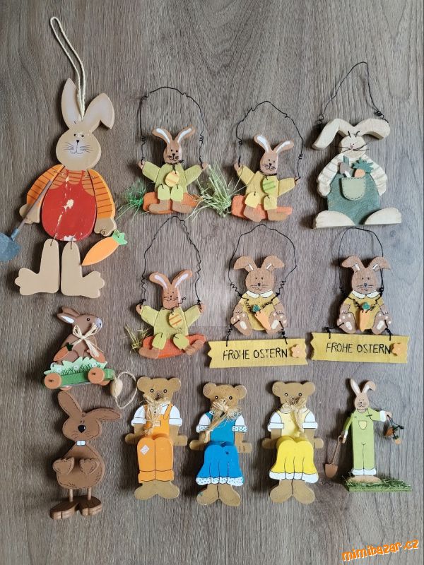 Velikonoční dřevěné dekorace