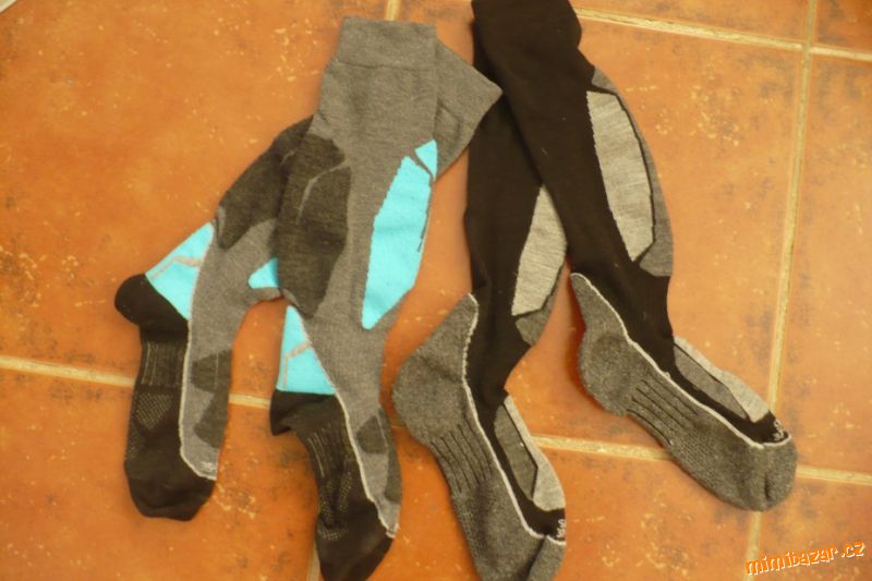 lyžařské ponožky / podkolenky vel. 37/38 a 35/38