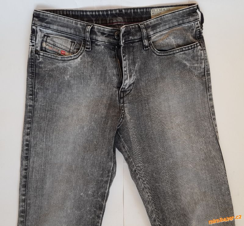 Šedé rifle Diesel Skinzee vel. 29/32