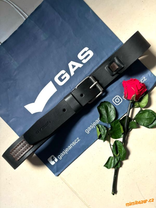 GAS JAKO N.O.V.Ý kožený pásek unisex 85cm