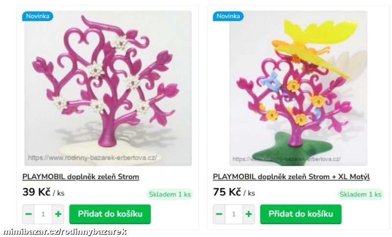 PLAYMOBIL doplněk Strom Květina XL Motýl