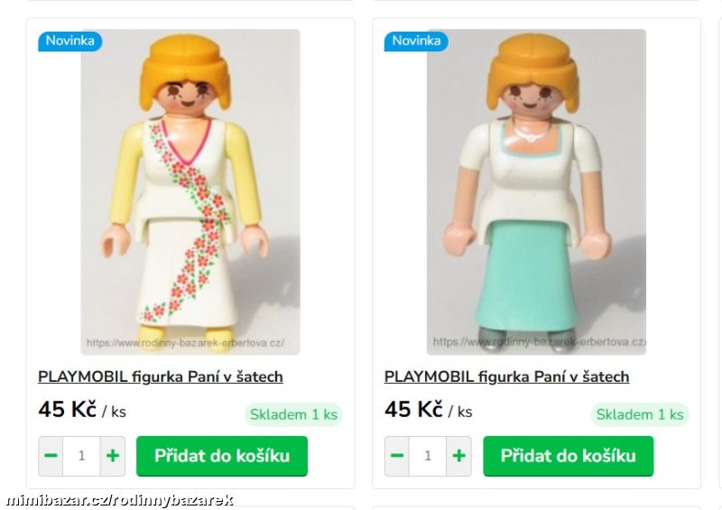PLAYMOBIL figurka Paní v šatech Princezna Královna