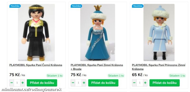 PLAYMOBIL figurka Paní v šatech Princezna Královna