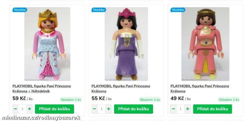 PLAYMOBIL figurka Paní v šatech Princezna Královna