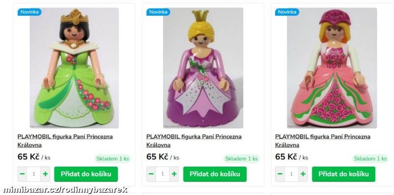 PLAYMOBIL figurka Paní v šatech Princezna Královna
