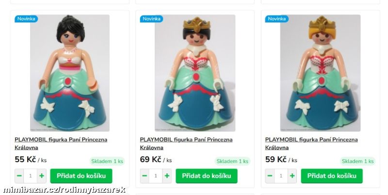 PLAYMOBIL figurka Paní v šatech Princezna Královna