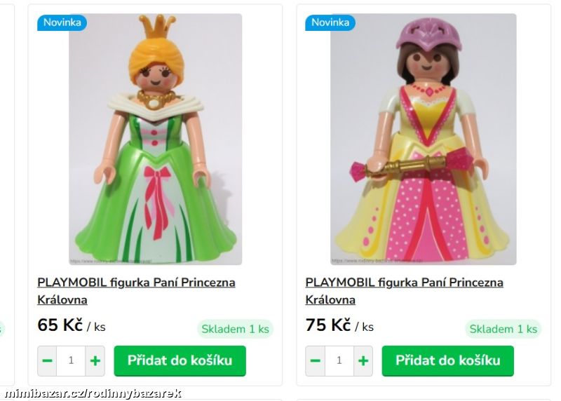 PLAYMOBIL figurka Paní v šatech Princezna Královna