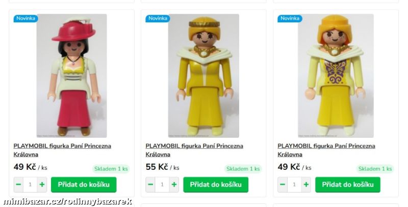 PLAYMOBIL figurka Paní v šatech Princezna Královna