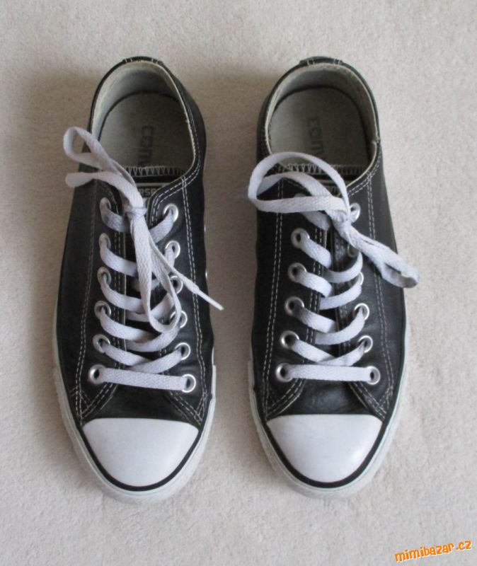 Kožené tenisky Converse černé nízké 37, 5